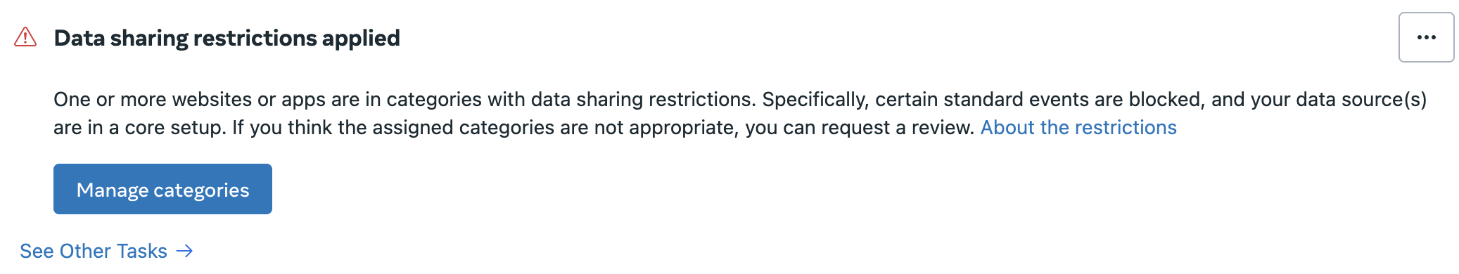 meta pixel restriction