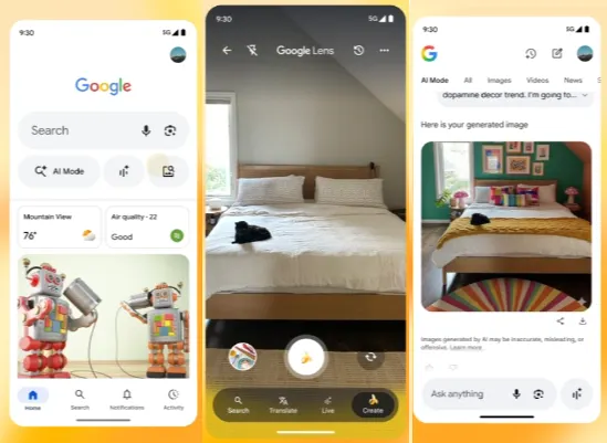 Google AI search