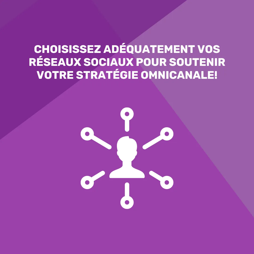 Choisissez adéquatement vos réseaux sociaux pour soutenir votre stratégie omnicanale!