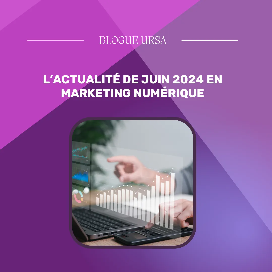 Les nouveautés du mois en marketing numérique | Juin 2024