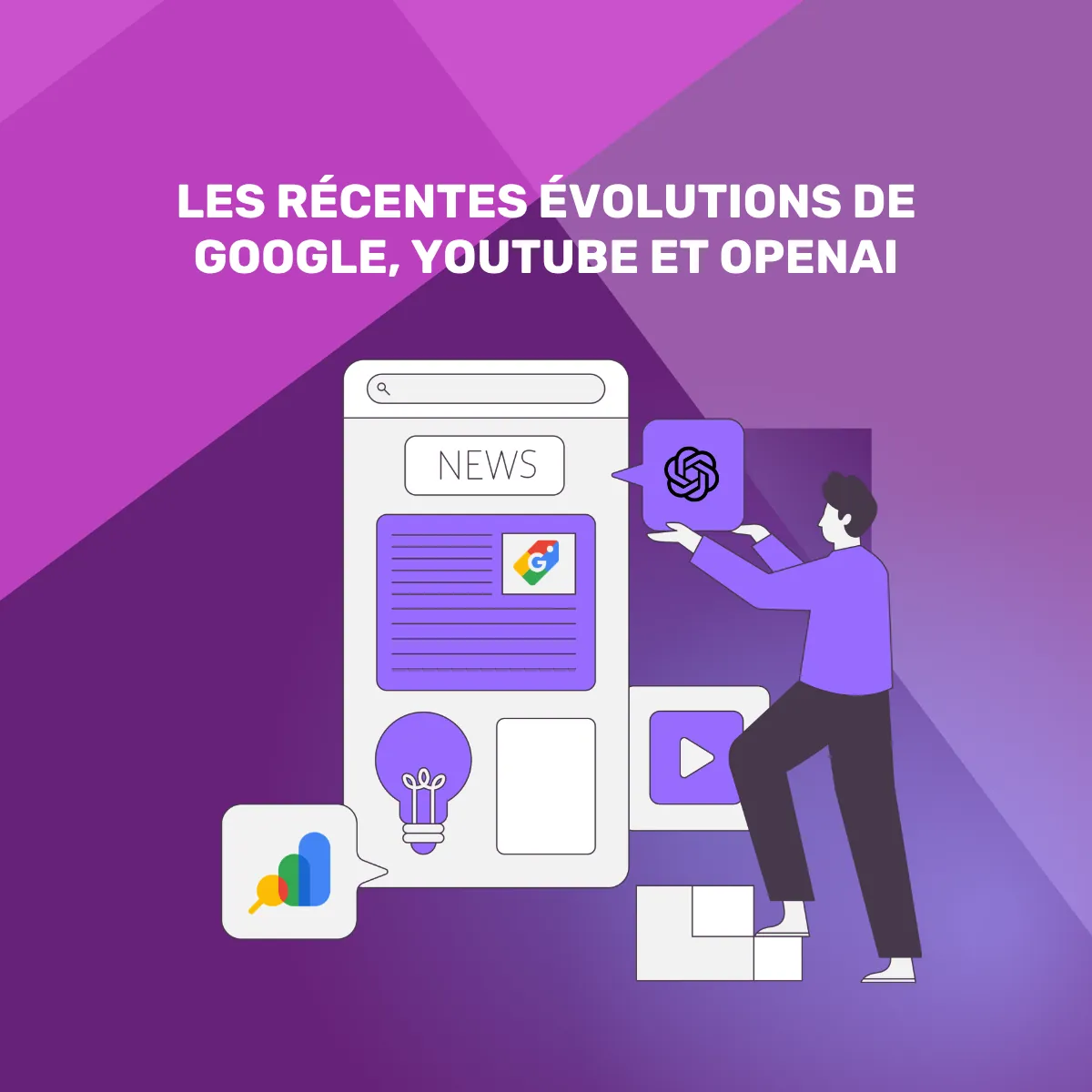 Les récentes évolutions de Google, YouTube et OpenAI à la loupe